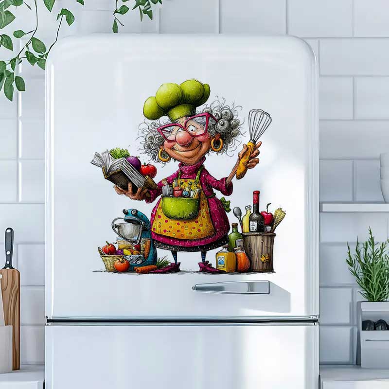 Komik Pişirme Bayanlar Çıkartm - Kitchen Queen incelemesi ve fiyatı